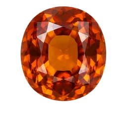 Hessonite gemstone